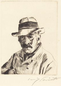 Önarckép szalmakalapban (Self-Portrait in a Straw Hat) alkotó: Lovis Corinth