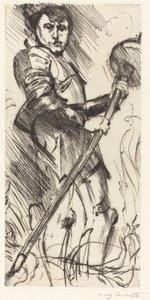 Szent György (Szent György) alkotó: Lovis Corinth