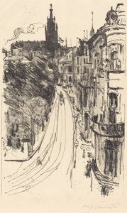 Street in Koenigsberg (Street in Koenigsberg) alkotó: Lovis Corinth