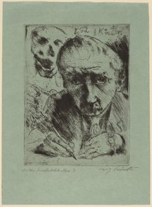 Halál és a művész alkotó: Lovis Corinth