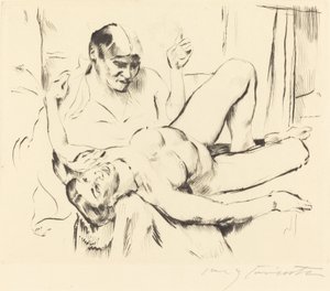 Jóslási prófécia, 1914. alkotó: Lovis Corinth
