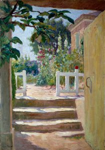 A lépcsőház a Provence-i festészetben, Joseph Loys Prat (1879-1934), XX. század.