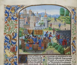 II. Richárd 1381. június 14-én találkozik a lázadókkal, körülbelül 1470-1475 között.