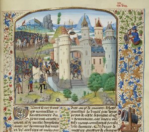 A franciák megpróbálják visszafoglalni Calais-t Angliától, 1350, kb. 1470-1475.