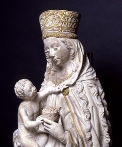 Az Istenanya a csecsemő Krisztussal alkotó: Lubeck or Westphalian Workshop