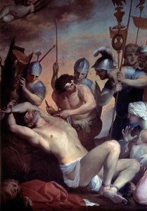 Szent Barthelemy mártíromsága. Lubin Baugin (1612-1663) festménye