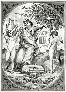 Victor Hugo életének tanúja, 19. század (színes metszet) alkotó: Luc Oliver Merson