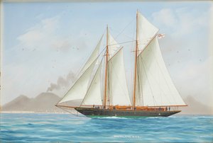 Magdalene R.Y.S Nápoly mellett (gouache) alkotó: Luca Papaluca