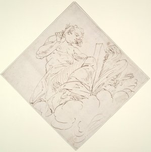 Szent János evangélista alkotó: Luca Cambiaso