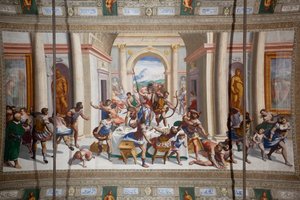 Odüsszeusz története (a visszatérés), a Salone Cambiaso mennyezete