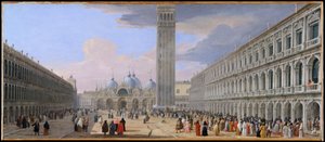 Piazza San Marco, Velence alkotó: Luca Carlevarijs