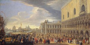 Manchester grófjának érkezése Velencébe, 1707-1710.