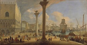 A Molo a hercegi palotával, c. 1710