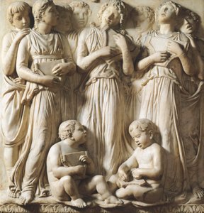 Részlet a Cantoria-ból (kórus galéria) a firenzei Santa Maria del Fiore katedrálisban