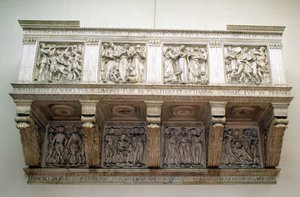 Rekonstruált Cantoria, 1432-1438 körül (márvány)