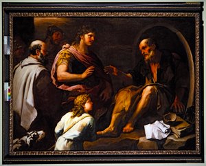 Alexander  Diogenes (festmény) alkotó: Luca Giordano