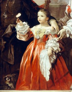 Gyermekkori figura, a Homage to Velazquez a Santiesteban grófnak részlete alkotó: Luca Giordano