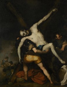 Szent András levétele a keresztről alkotó: Luca Giordano