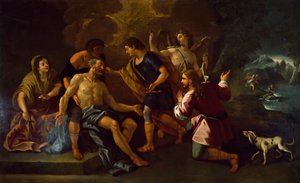 Luca Giordano (1632-1705) festménye a laziói Alvito városházán őrzött. Olaszország alkotó: Luca Giordano