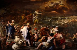 Elszakadó Vörös-tenger alkotó: Luca Giordano