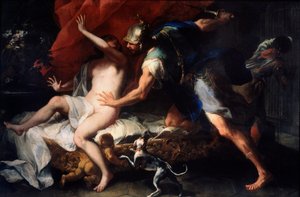 Tarquinius és Lucretia”. alkotó: Luca Giordano