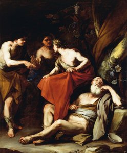 Noé részegsége, Luca Giordano, olaj, vászon alkotó: Luca Giordano