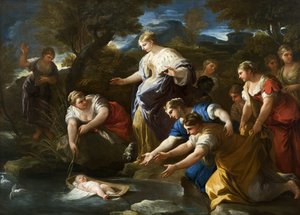 Mózes megtalálása, 1685-1690 körül