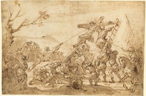 A keresztemelés alkotó: Luca Giordano