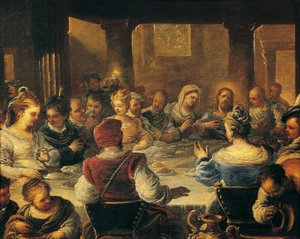 Esküvő Kánában alkotó: Luca Giordano