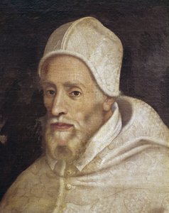 III. Pál pápa (1468-1549) portréja, Luca Longhi (1507-1580) festménye