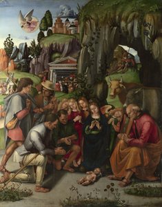 A Pásztorok imádása c. 1496 alkotó: Luca Signorelli