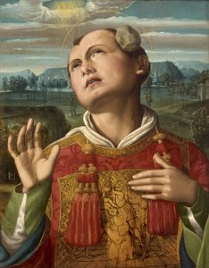 Szent István megkövezése, 1500-1505. alkotó: Luca Signorelli