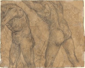 Két akt figura [fordítva] alkotó: Luca Signorelli