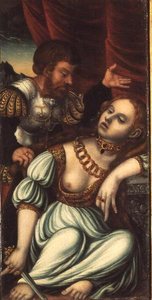 Tarquin és Lucretia alkotó: Lucas (studio of) Cranach