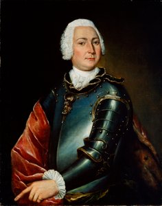 Ernst Christoph von Manteuffel gróf portréja, 18. század
