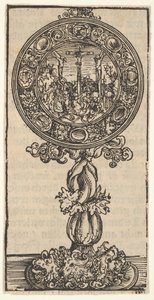 Ezüst-aranyozott Pacifical keresztrefeszítéssel, a Wittenbergi ereklyetartók nagy sorozatából, 1509. alkotó: Lucas Cranach the Elder