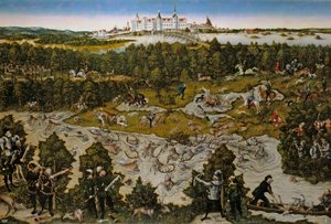 Szarvas vadászat alkotó: Lucas Cranach the Elder