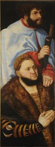 Szűz Mária oltárkép, vagy úgynevezett hercegi oltárkép [bal szárny] alkotó: Lucas Cranach the Elder