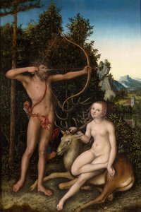 Apolló és Diana alkotó: Lucas Cranach the Elder