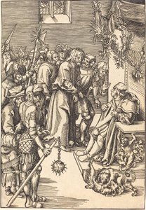 Krisztus Kajafás előtt alkotó: Lucas Cranach the Elder