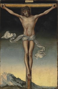 Német: Christus am Kreuz Krisztus a kereszten alkotó: Lucas Cranach the Elder
