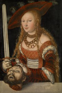 Judit Holofernész fejével, 1530 körül (panel) alkotó: Lucas Cranach the Elder