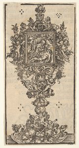 Ereklyetartó pietával, a Wittenbergi ereklyetartók nagy sorozatából, 1509. alkotó: Lucas Cranach the Elder