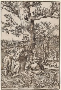 Pihenj futás közben alkotó: Lucas Cranach the Elder