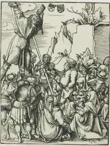 Szent András, az Apostolok mártíromsága című könyvből. alkotó: Lucas Cranach the Elder