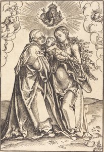 Szent Anna és a Szűz a gyermekkel alkotó: Lucas Cranach the Elder