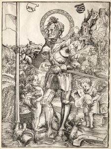 Álló Szent György, 1506. alkotó: Lucas Cranach the Elder
