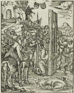 Szent Mátyás, az Apostolok mártíromsága című könyvből. alkotó: Lucas Cranach the Elder