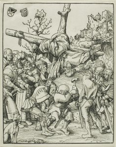 Szent Péter, az Apostolok mártíromsága című könyvből. alkotó: Lucas Cranach the Elder