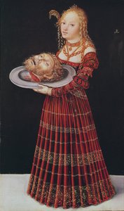 Salomé (olaj, fa) alkotó: Lucas Cranach the Elder